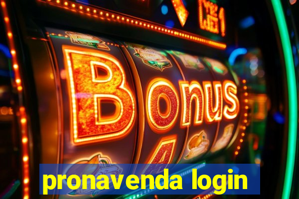 pronavenda login